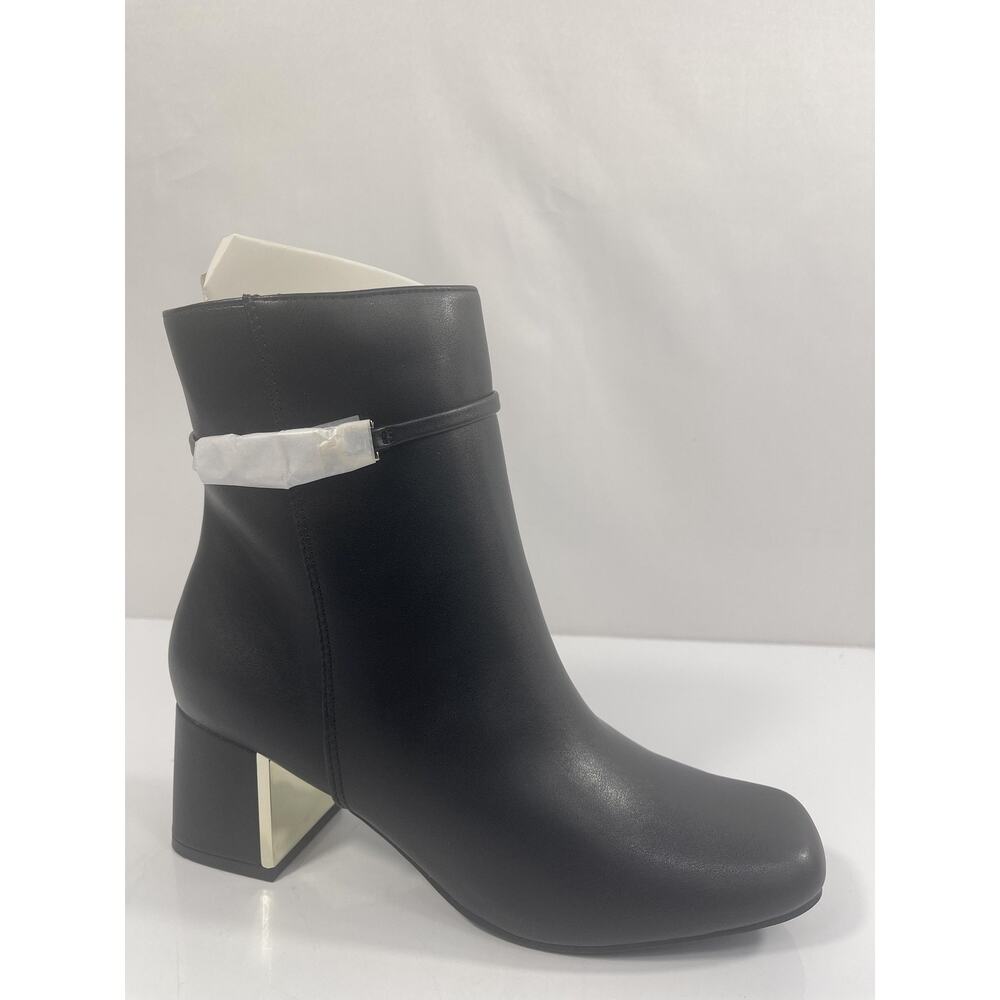 Jones New York Boots Women's Size 7.5M Black Jny-Durling Faux Leather Booties - Picture 4 of 15